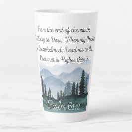 Psalm 61:2 Leid mij naar het Bijbelvers Latte Mok