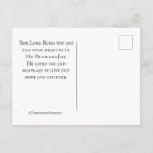 Psalm 61:2 Lood me naar de steen die hoger is Briefkaart (Achterkant)