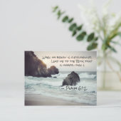 Psalm 61:2 Lood me naar de steen die hoger is Briefkaart (Staand voorkant)