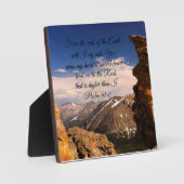 Psalm 61:2 Vanaf het einde van de aarde zal ik hui Fotoplaat (Voorkant)