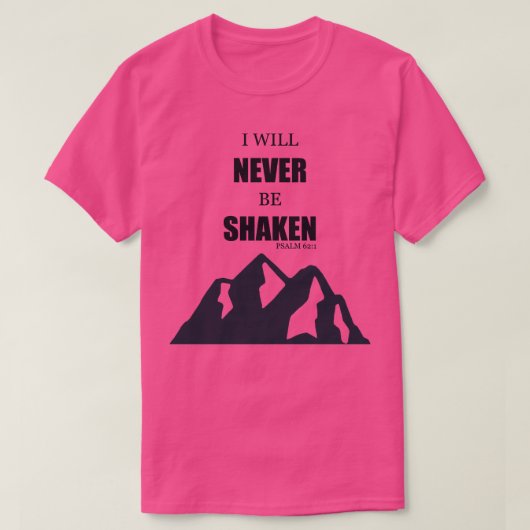 Psalm 621 Bijbelvers T-shirt (Design voorkant)