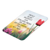 Psalm 62:1 NKJV op Afbeeldingen achtergrond Magneet (Linkerzijde)