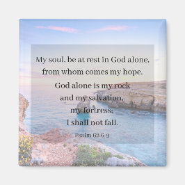 Psalm 62:6 2" magneet