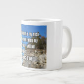 Psalm 62:6 WEBU Mug Grote Koffiekop (Voorkant rechts)