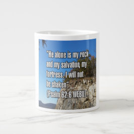 Psalm 62:6 WEBU Mug Grote Koffiekop
