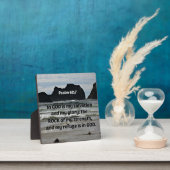 Psalm 62:7 In God is mijn redding en mijn heerlijk Fotoplaat (Insitu)