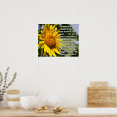 Psalm 62 - Vertrouwen in Gods Bescherming Poster (Keuken)