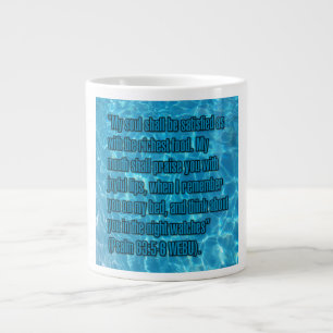 Psalm 63:5-6 WEBU Mug Grote Koffiekop