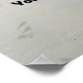 Psalm 63:8 Mijn ziel aan u kleedt; uw rechterhand Poster (Hoek)