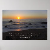 Psalm 65:8 Poster (Voorkant)