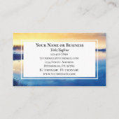 Psalm 65:8 U roept Liederen van Vreugde Bijbel Ver Visitekaartje (Achterkant)