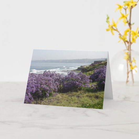 Psalm 65 Wenskaart Kaart (Gele Bloem)