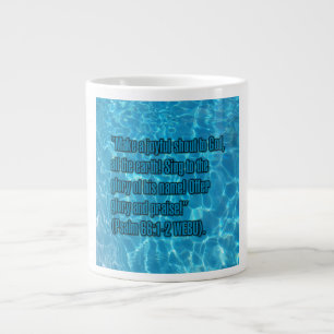Psalm 66:1-2 WEBU Mug Grote Koffiekop