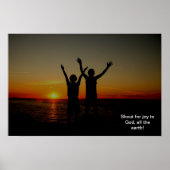 Psalm 66:1 poster (Voorkant)