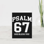 Psalm 67 Christian 6 7 Six Seven Jesus Funny Meme  Kaart (Voorkant)