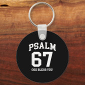 Psalm 67 Christian 6 7 Six Seven Jesus Funny Meme  Sleutelhanger (Voorkant)