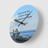 Psalm 68:19 Pereer aan de Heer, aan God... Ronde Klok (Hoek)