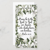 Psalm 68:19, Waterverf tweeslachtig bladwijzer (Voorkant / Achterkant)