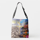 Psalm 68 crossbody tas (Achterkant)