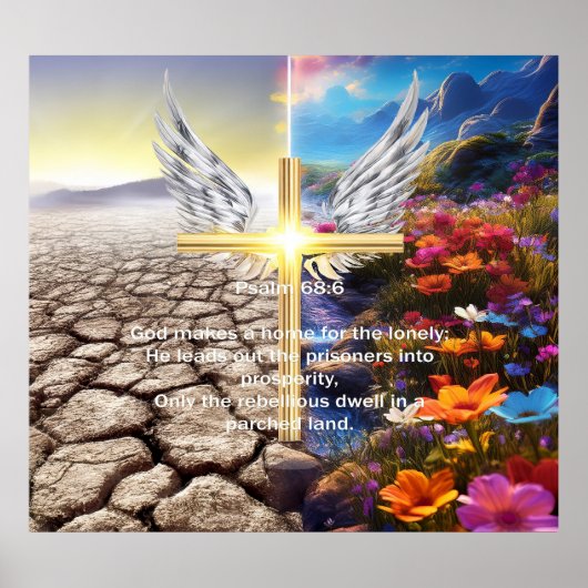 Psalm 68 poster (Voorkant)