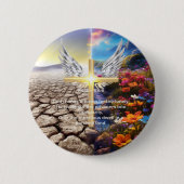 Psalm 68 ronde button 5,7 cm (Voorkant)