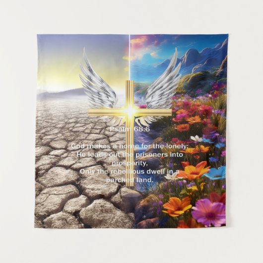 Psalm 68 wandkleed (Voorkant)