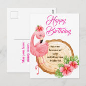 Psalm 6:4 Christelijke verjaardagswensen Briefkaart (Voorkant / Achterkant)