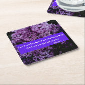 Psalm 6:9 De Heer hoort mij en accepteert mijn geb Kartonnen Onderzetters (Schuin)