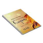 Psalm 71:14 Ik zal altijd HOPE Gepersonaliseerd he Notitieboek (Rechterzijde)