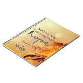 Psalm 71:14 Ik zal altijd HOPE Gepersonaliseerd he Notitieboek (Linkerzijde)