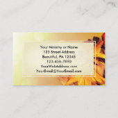 Psalm 71:14 Ik zal altijd HOPE Maple Leaves hebben Visitekaartje (Achterkant)