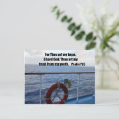 Psalm 71:5 briefkaart (Staand voorkant)