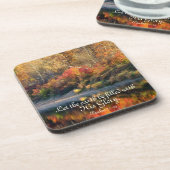 Psalm 72:19 Bijbelvers Gods heerlijkheid Onderzett Bier Onderzetter (Linkerzijde)