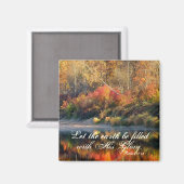 Psalm 72:19 Bijbelverse Gods glorie Magnet (Voorkant / Achterkant)