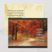 Psalm 72:19 Laat de aarde gevuld worden met zijn g Briefkaart (Voorkant / Achterkant)