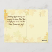 Psalm 72:19 Laat de aarde gevuld worden met zijn g Briefkaart (Achterkant)