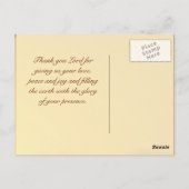 Psalm 72:19 Laat de aarde worden gearchiveerd met  Briefkaart (Achterkant)