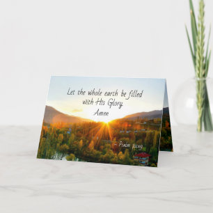 Psalm 72:19 Laat de aarde worden gearchiveerd met  Kaart