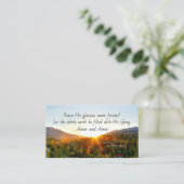 Psalm 72:19 Laat de aarde worden gearchiveerd met  Visitekaartje (Staand voorkant)