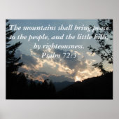 Psalm 72:3 poster (Voorkant)
