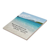 Psalm 72:8 Moge Hij heersen van zee tot zee... Tegeltje (Zijkant)