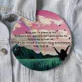 Psalm 73:25-26 ronde button 6,0 cm (In situ)