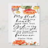 Psalm 73:26 Aanmoediging Kaart (Voorkant)
