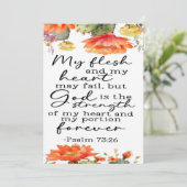 Psalm 73:26 Aanmoediging Kaart (Staand voorkant)