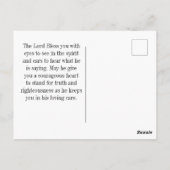 Psalm 73:26 Hij is de Sterkte van mijn hart Briefkaart (Achterkant)
