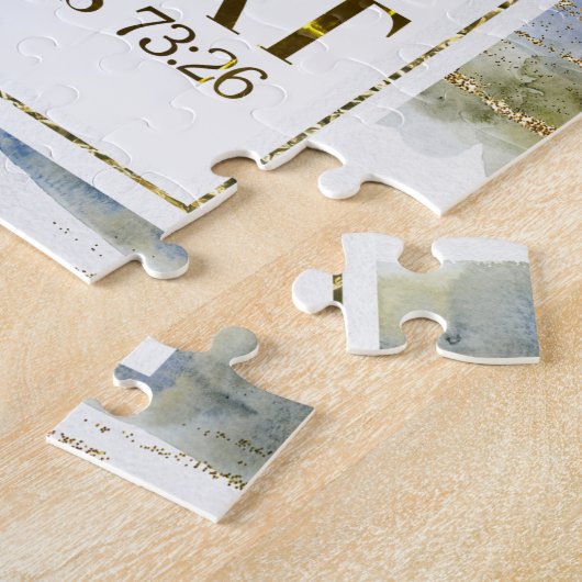 Psalm 73:26 Hij is de Sterkte van mijn hart Legpuzzel (Zijkant)