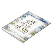 Psalm 73:26 Hij is de Sterkte van mijn hart Notitieboek (Linkerzijde)