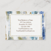 Psalm 73:26 Hij is de Sterkte van mijn hart Visitekaartje (Achterkant)