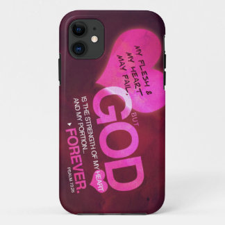 Psalm 73:26 - Roze (iPhone 5) Case-Mate iPhone Case