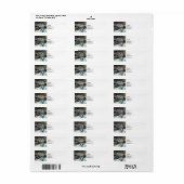 Psalm 78-16 - Hij droogte de straten ... Etiket (Full Sheet)